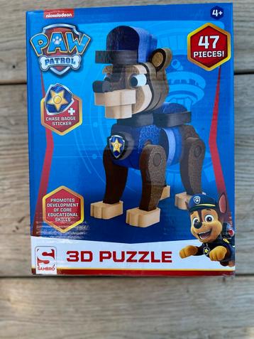 Paw Patrol 3D Puzzel - Chase beschikbaar voor biedingen