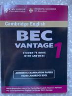 Cambridge BEC Vantage 1 + CD's, Ophalen of Verzenden, Zo goed als nieuw, Non-fictie