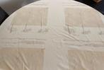 GORDIJNSTOF OP ROL 27.4 MTR NIEUW, Ophalen, 120 cm of meer, Beige, Katoen