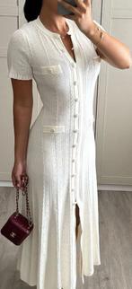 SANDRO MAXI JURK ECRU MAAT S (NEW €295) ALS NIEUW!💖💖💖, Sandro, Ophalen of Verzenden, Zo goed als nieuw, Roze