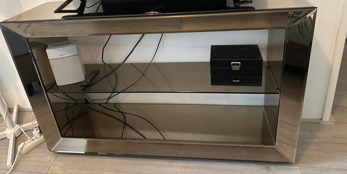 Luxe TV meubel spiegel effect Driehoek Meubelen, Huis en Inrichting, Kasten | Televisiemeubels, Gebruikt, Minder dan 100 cm, 150 tot 200 cm