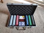Pokerset (amper gebruikt), Hobby en Vrije tijd, Gezelschapsspellen | Kaartspellen, Ophalen of Verzenden, Zo goed als nieuw