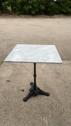 Zware marmenen tafel 10x, Tuin en Terras, Tuintafels, Ophalen of Verzenden, Zo goed als nieuw, Vierkant, Overige materialen