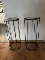 Ronde zuilen met goud/bronzen afwerking, Huis en Inrichting, Woonaccessoires | Zuilen en Pilaren, Ophalen, Zo goed als nieuw