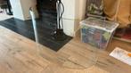 Glazen haardscherm, Huis en Inrichting, Haarden, Ophalen, Gebruikt, Houthaard