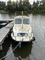 Stalen kajuitboot met 8PK buitenboord motor, Watersport en Boten, Motorboten en Motorjachten, Ophalen, Gebruikt, Staal, Minder dan 10 pk