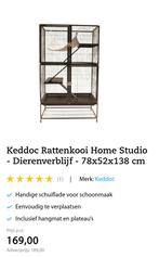 Compleet rattenverblijf incl. toebehoren en 2 ratten., Dieren en Toebehoren, Knaagdieren, Rat, Mannelijk, Tam, Oktober