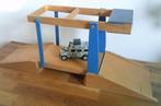 VINTAGE jaren 70 houten ophaalbrug 2 delig, Kinderen en Baby's, Speelgoed | Houten speelgoed, Ophalen of Verzenden, Gebruikt, Overige typen