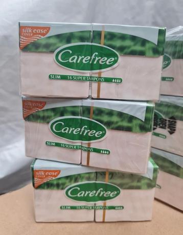 Partij Carefree Slim Tampons super 16's Uit Sydney Australië beschikbaar voor biedingen