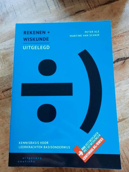 Martine van Schaik - Rekenen en wiskunde uitgelegd, Boeken, Studieboeken en Cursussen, Zo goed als nieuw, Overige niveaus, Ophalen of Verzenden