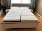 bedden, Ophalen, Wit, Tweepersoons, 200 cm