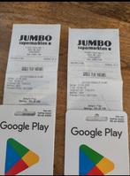 Google Play met waarde €100,-, Telecommunicatie, Prepaidkaarten en Simkaarten, Ophalen of Verzenden, Nieuw
