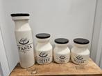 4 LEUKE VOORRAADPOTTEN, Ophalen of Verzenden, Gebruikt