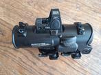 Airsoft Replica ELCAN SpecterDR 1–4x + RMR Red Dot + Mount, Ophalen of Verzenden, Zo goed als nieuw, Overige typen, Met hoes of tas