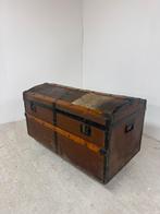 Vintage Hutkoffer scheepskoffer dekenkist, Ophalen, Gebruikt, 100 tot 150 cm, 50 tot 75 cm