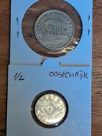 Oostenrijk 1/2 schilling 1926 / 1 schilling 1925, Ophalen of Verzenden, Oostenrijk, Setje, Zilver