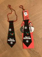 NIEUW 2 stropdassen Merry Christmas  Nieuw met verpakking, Diversen, Kerst, Ophalen of Verzenden, Nieuw