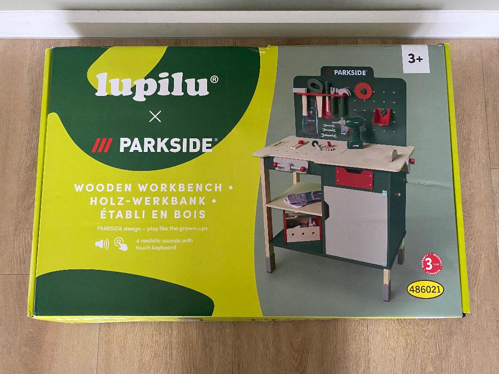 Houten werkbank parkside lupilu, Ophalen, Nieuw