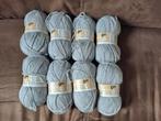 8 bollen licht grijs - 50gr - super SOFT - Zeeman, Ophalen of Verzenden, Nieuw, Breien of Haken, Wol of Garen