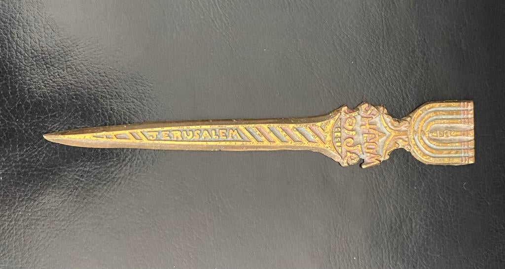 Oude Joden briefopener., Antiek en Kunst, Verzenden, Brons