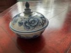 Oud dekselschaaltje van Delfts Blauw, Antiek en Kunst, Antiek | Keramiek en Aardewerk, Ophalen of Verzenden