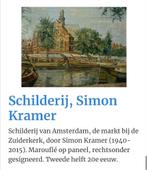 Schilderij Simon Kramer, Ophalen of Verzenden