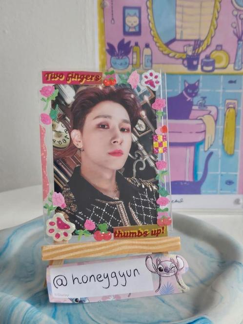 kpop photocard + toploader monsta x i.m changkyun, Verzamelen, Muziek, Artiesten en Beroemdheden, Ophalen of Verzenden