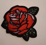 Roos strijkembleem  6 cm x 5 cm NIEUW, Hobby en Vrije tijd, Nieuw, T, Ophalen of Verzenden, H