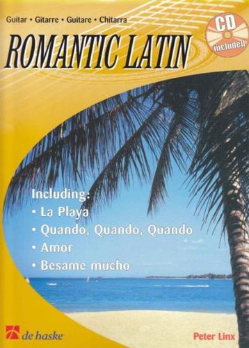 Gitaar niveau gemiddeld- Romantic Latin + cd-leuk! beschikbaar voor biedingen