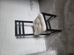 Hardhouten stoelen, Huis en Inrichting, Stoelen, Ophalen, Gebruikt, Rood