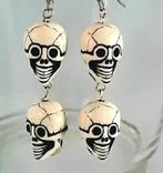Doodskop Oorbellen *Skull*  Gothic -Emo -Punk -Metal -Biker, Ophalen, Overige materialen, Hangers, Overige kleuren