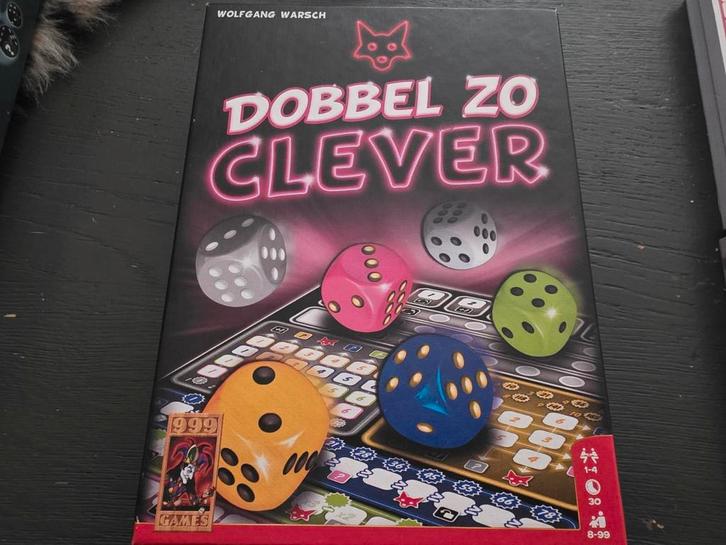 Dobbel Zo Clever - Roll & Write Bordspel, Hobby en Vrije tijd, Gezelschapsspellen | Overige, Zo goed als nieuw, Een of twee spelers