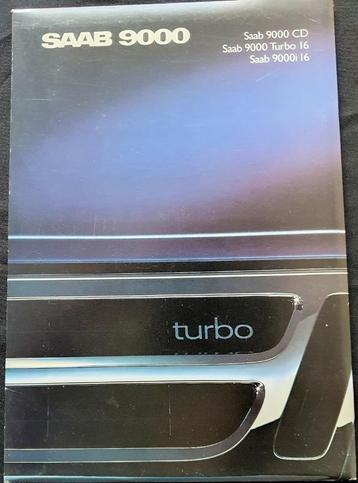 Saab brochure 9000 CD - Saab 9000 Turbo 16 beschikbaar voor biedingen