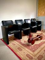 Poltrona Frau eetkamerstoelen, Huis en Inrichting, Stoelen, Ophalen, Zwart, Leer, Zo goed als nieuw