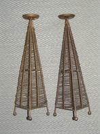 2 x metalen kandelaar., Nieuw, Ophalen of Verzenden, Metaal, Kandelaar