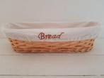 Broodmandje mand voor brood bread, Huis en Inrichting, Woonaccessoires | Schalen en Manden, Ophalen of Verzenden, Zo goed als nieuw