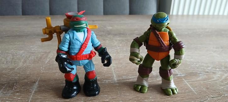 2012 TMNT Teenage Mutant Ninja Turtles actiefiguren, Kinderen en Baby's, Speelgoed | Actiefiguren, Gebruikt, Ophalen of Verzenden
