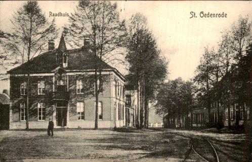 St Oedenrode - Raadhuis, Verzamelen, Ansichtkaarten | Nederland, Ongelopen, Noord-Brabant, Voor 1920, Ophalen of Verzenden