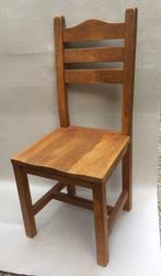 Eetkamerstoel eiken, Ophalen, Zo goed als nieuw, Bruin, Twee