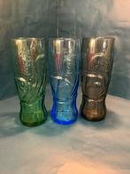 Coca-Cola Glazen Set van 3, Huis en Inrichting, Keuken | Servies, Glas of Glazen, Ophalen of Verzenden, Overige stijlen, Glas
