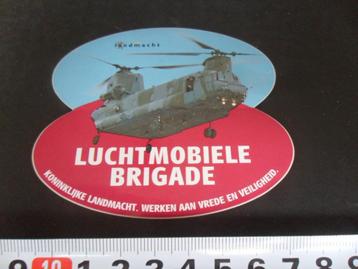 sticker Leger Landmacht AB122 Luchtmobiele Brigade *  beschikbaar voor biedingen