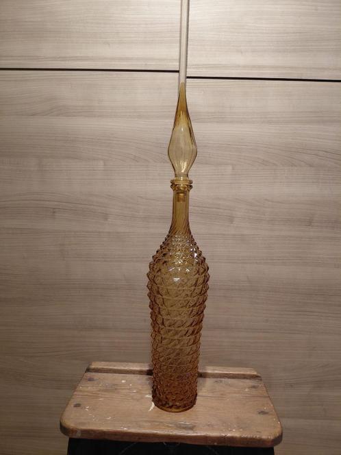 Empoli glazen karaf met stopper - model Genie van D. Rossini, Antiek en Kunst, Antiek | Glas en Kristal, Ophalen of Verzenden