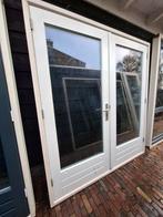 Openslaande tuindeuren dubbel glas deuren terrasdeuren pui, Doe-het-zelf en Verbouw, Kozijnen en Schuifpuien, Ophalen, Deurkozijn