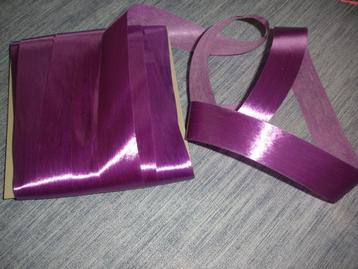 8835-7- Breed BAND / LINT – PAARS - 20 meter !!! x 3 beschikbaar voor biedingen