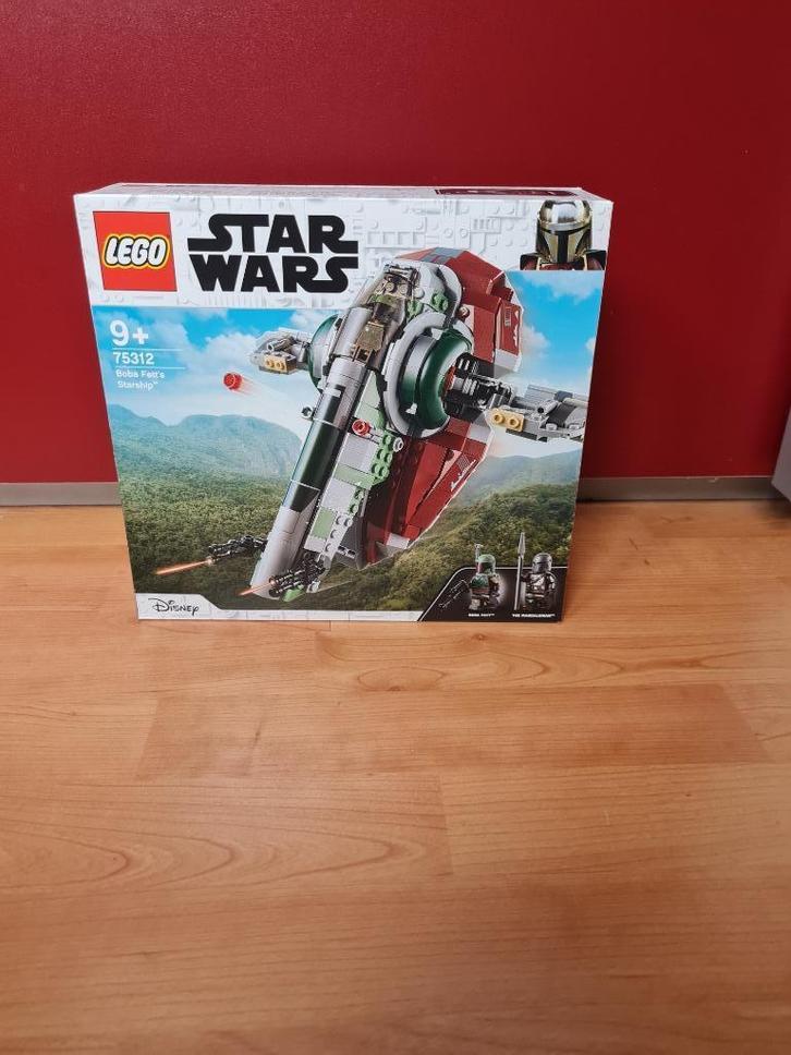 Lego Star Wars 75312 Boba Fett's Ship, Kinderen en Baby's, Speelgoed | Duplo en Lego, Nieuw, Lego, Complete set, Ophalen of Verzenden