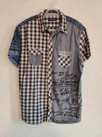 035. Desigual overhemd - korte mouwen - XL, Desigual, Blauw, Nieuw, Ophalen of Verzenden