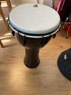 Toca Percussion Freestyle Djembje 14" fiber, met tas, Trommel, Ophalen of Verzenden, Zo goed als nieuw