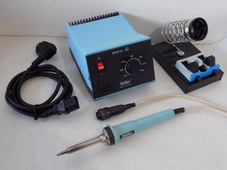 WTCP-51 WELLER SOLDEERSTATION met WELLER TCP-S BOUT+EXTRA, Hobby en Vrije tijd, Elektronica-componenten, Ophalen of Verzenden