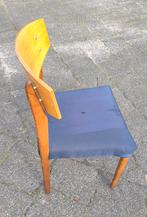 Vintage jaren 60 teak stoel, Ophalen, Zo goed als nieuw, Bruin, Eén