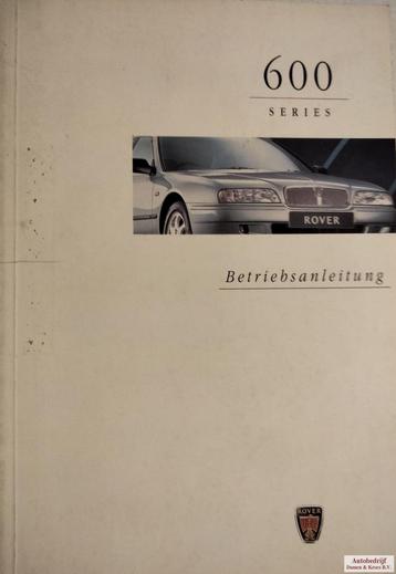 Handboek Rover 600 serie Instructieboekje RCL0118GER (Duitst beschikbaar voor biedingen